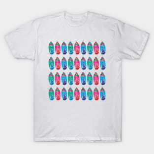 Colourful cockroach pattern T-Shirt